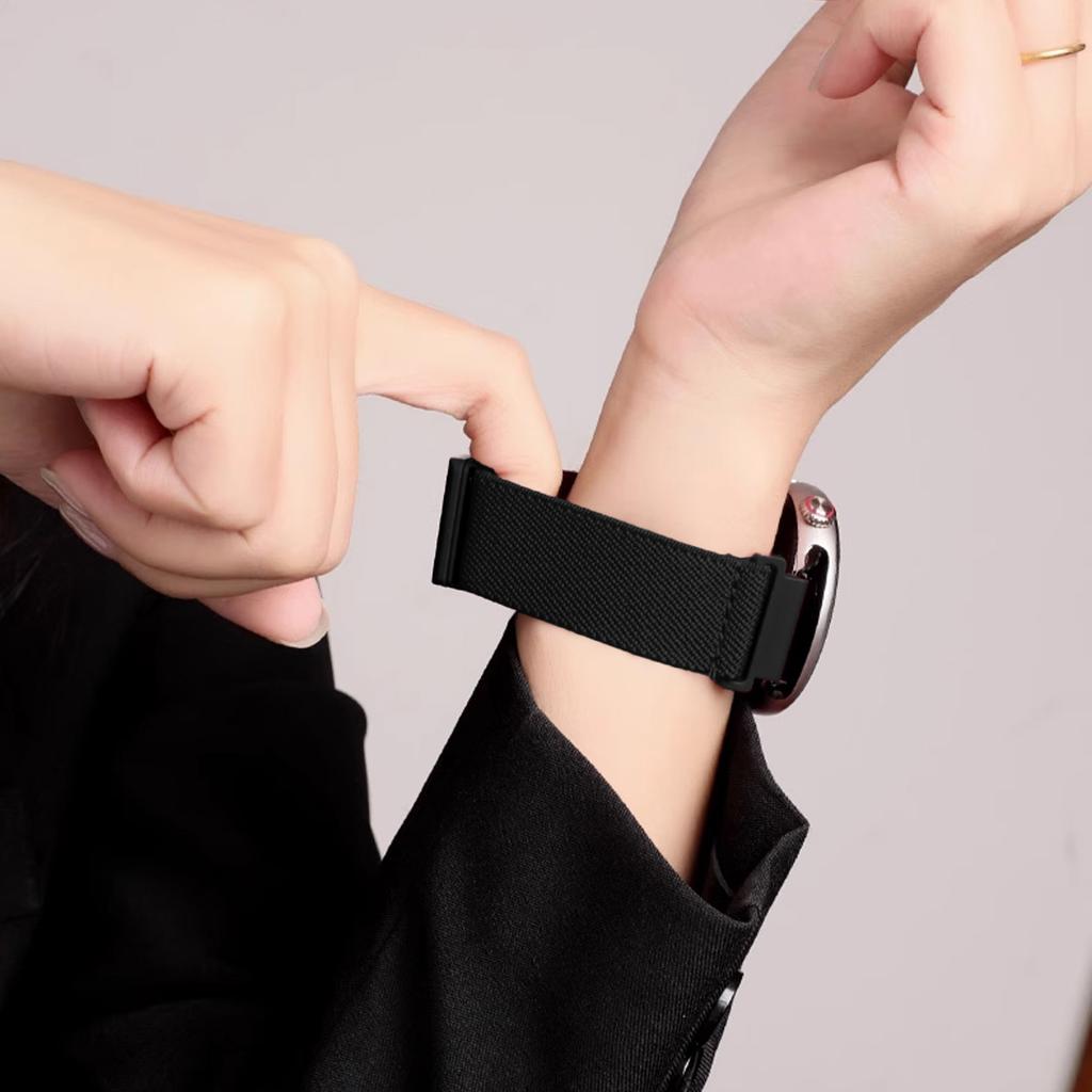 1-2PCS 20/22mm Magnetic strap for Samsung Galaxy Watch 7 6 5 4 40/44mm 6Classic 47mm Nylon Loop band for Huawei Watch GT5 Pro 4
