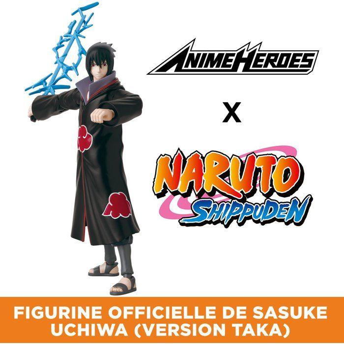 Figurine Anime Heroes 17 cm - BANDAI - Naruto Shippuden - Sasuke Taka - 36967