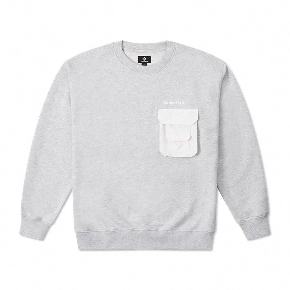

New Converse Sweatshirts Men s Gray 10026910-A01 M