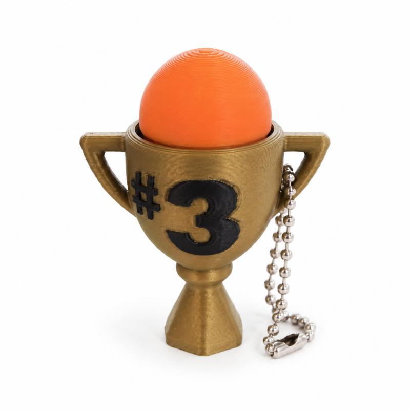 Trofeo Sportivo a Sfera Stampato in 3D Giocattolo Antistress Portachiavi Clicker Ciondolo Ecologico in PLA