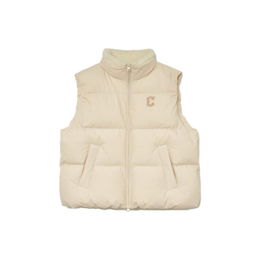 MLB Vests Unisex Milk White Stand Collar Moderate Other 3ADVB0236-45BGL XL