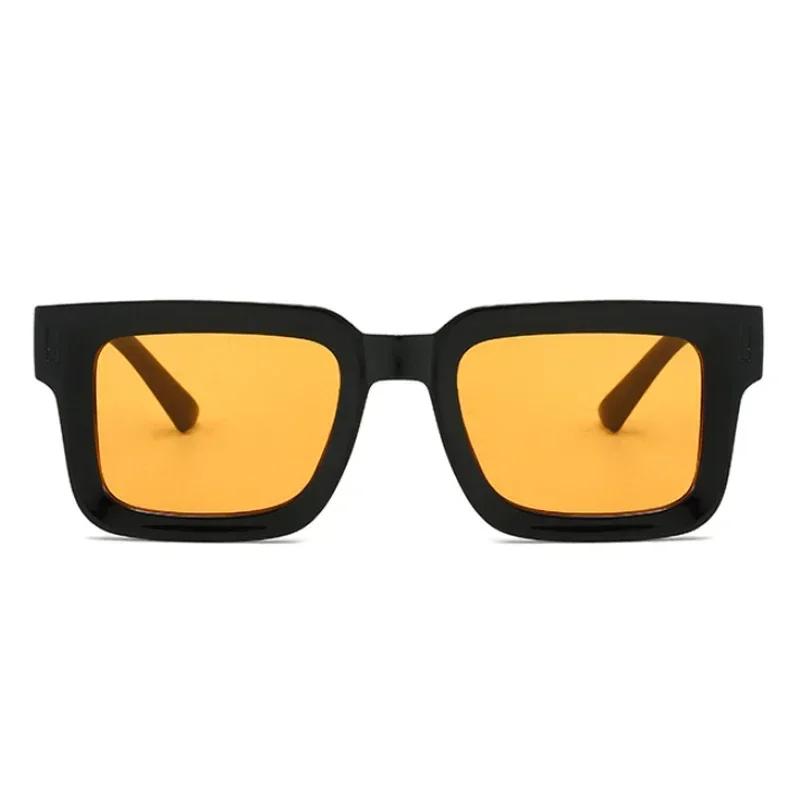 Vintage Women Fashion Square Sunglasses Retro Black Sun Glasses Female Male Eyewear