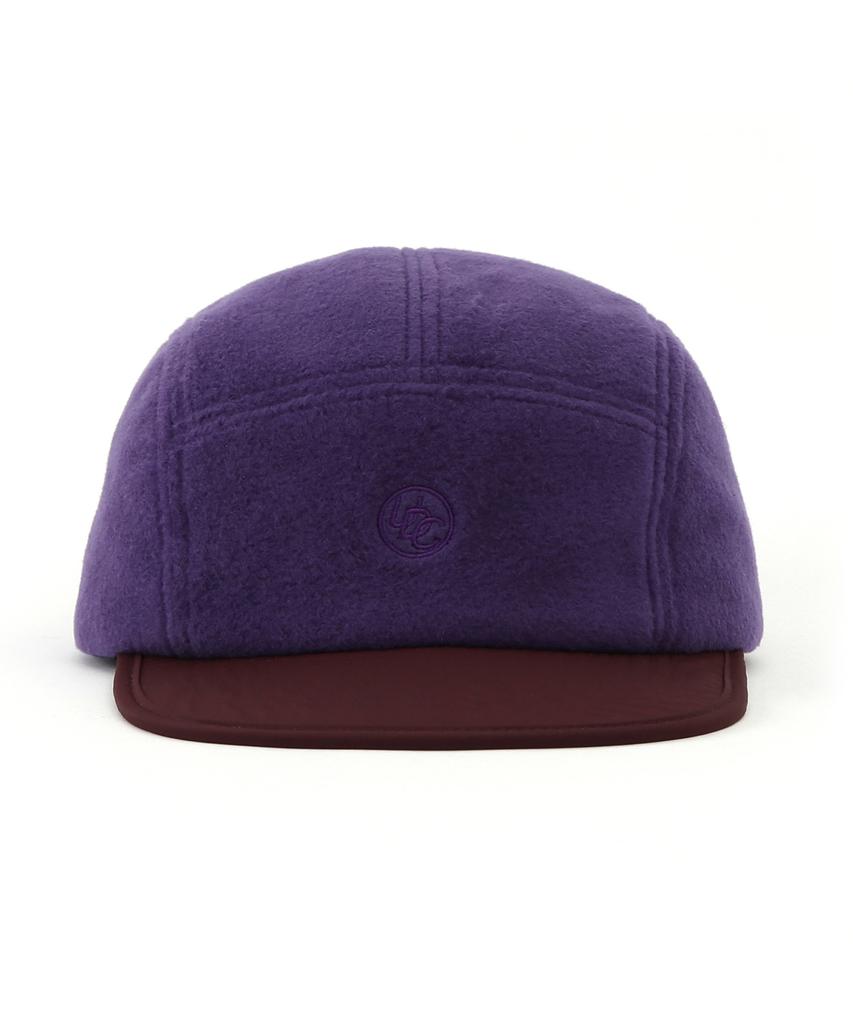Eondeokeonteulol Fleece Winter Camp Cap Camp / Alpaca Fleece / Purple Wine