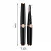 Mini USB Rechargeable Electric Eyelash Curler, a Portable Heating Makeup Tool for Women, Made of Durable Plastic