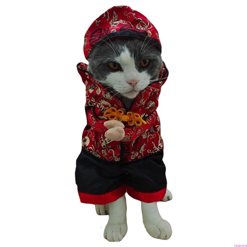 

Comical Pet Clothing Easy to Wear Jumpsuits Cosplay Costume For Halloween New Year Parties And Festival Theme Dressingup M
