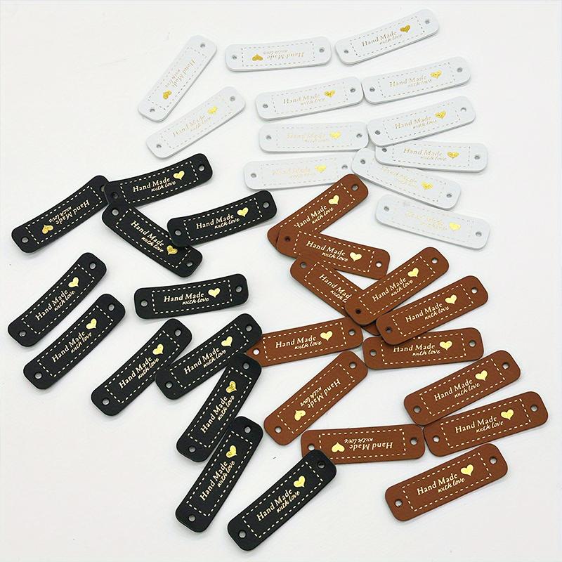 10 STÜCK/PACKUNG Geschenkverpackungszubehör DIY Aufbewahrung Kleidung Heißgeprägte Hängeetiketten Klassifizierungsetiketten
