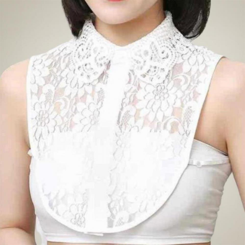 New Arrivals Open Run Women Lace Layered Shirt Fake Collar Blouse