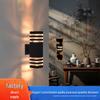 Dual Head LED Waterproof Outdoor Wall Light - Round Square Spotlight for Courtyard, Pillar, and Fence