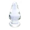 Huge Glass Anal Dildo for Thick Anal Extra Thick Diameter 5cm or Transparent Glass Dildo for Advanced Can Be Used for Hot and Cold Diameter 60mm