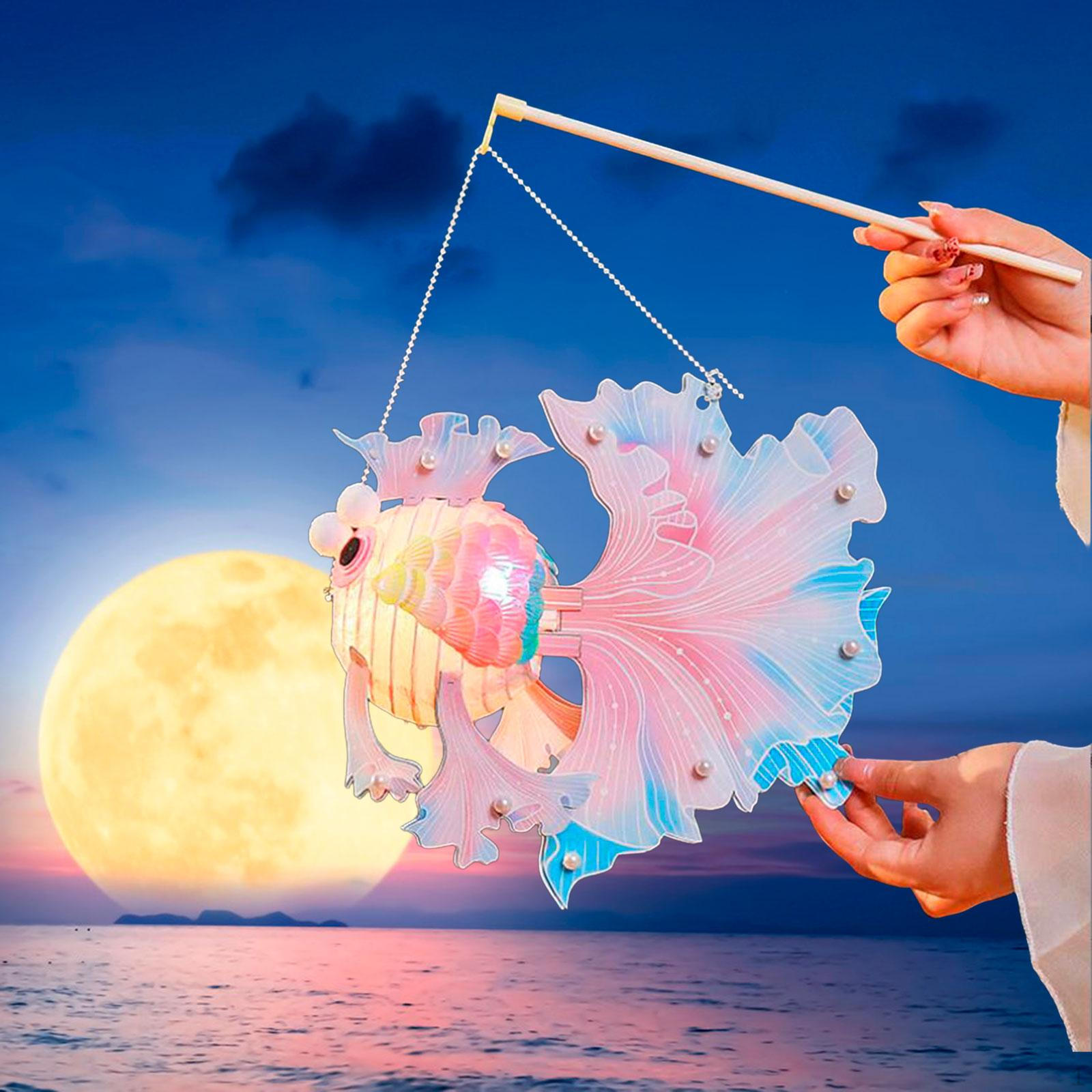 DIY Fish Lantern Kit - Create Your Own Festive Lamp for Kids