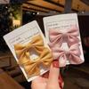 Neue 2 stücke Koreanische Kinder Bogen Haar Clips Nette Mädchen Prinzessin Braid Haar Headwear Mädchen Kinder Haar Zubehör