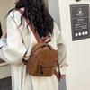 Corduroy backpack new women's bag fashionable simple backpack