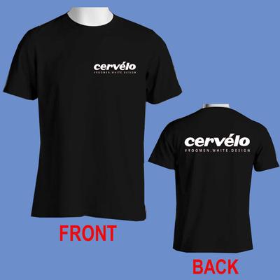 Cervelo Canadian Bicycle Logo Black Unisex T-shirt
