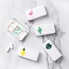Portable Pill Box With 3 Compartments Cute Pattern Sealed Lid Perfect For Travel Outdoor Daily Medicine Use