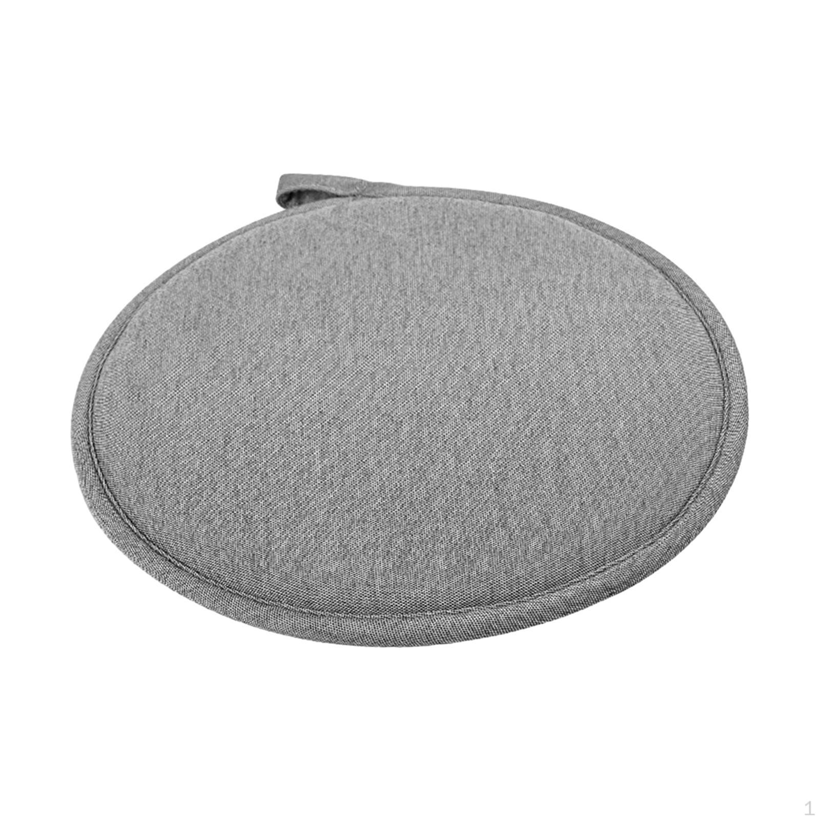 

Подушка для стула, круглая подушка, напольная подушка, многофункциональное сиденье для табурета для кухни светло-серый