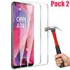 Tempered Glass - E.F.CONNECTION - for OPPO A74 5G - Pack of 2 - Screen Protector - High Clarity