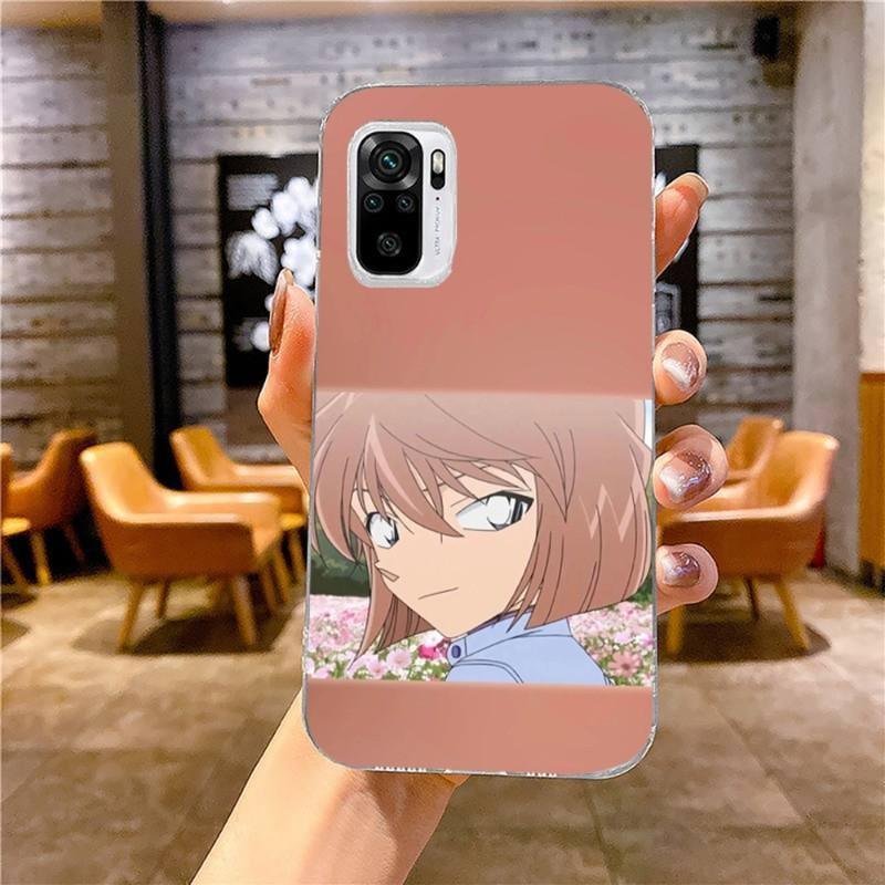 

Чехол для телефона Haibara Ai для Xiaomi 12 11T 10 9 Redmi Note 11 10 10S Pro Redmi 9 9A 8 Прозрачный чехол для телефона Redmi 8