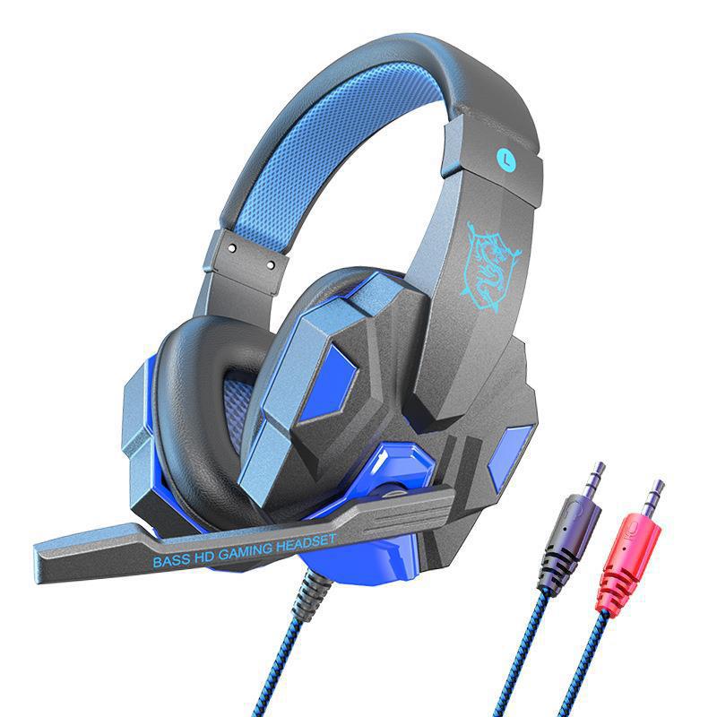 Gaming Headset MV Wired Computer Mobile Phone Headset Luminous Headset