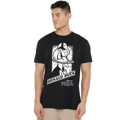 Mens Donald Duck Mono Portrait T-Shirt
