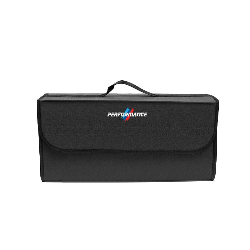 For BMW X1 X3 X4 X5 E46 E90 F20 E60 E39 F10 M1 M2 M3 M5 Sticker Car Trunk Storage Box Large Capacity Felt Tools Bag Accessories HU0