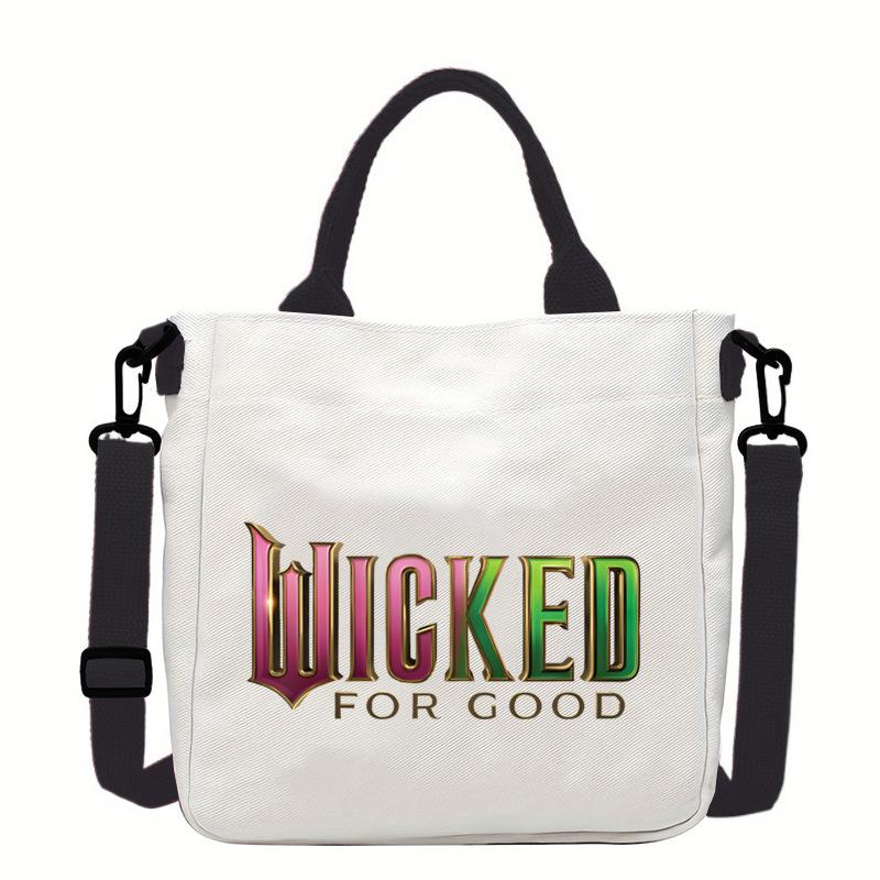 Cross-border Wicked Change for Good Printed Student Fashion Casual Canvas Bag no specifications