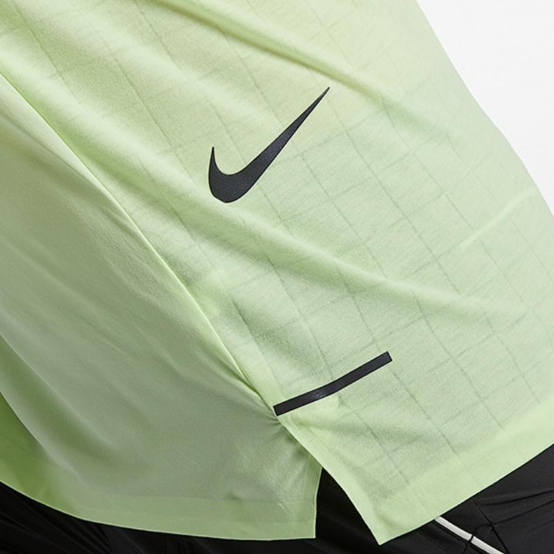 Nike Breathable Running Fitness Training Long Sleeve T-Shirt Men Tops Green AJ7978-701