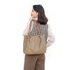 Guangzhou canvas handbag leather bag plus new nylon Oxford cloth handbag large capacity shopping bag