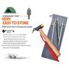Outdoor Stake & Tent Peg Organizer Bag - 30cm Thickened Oxford Cloth with Rope Buckle, Windproof Storage for Camping.