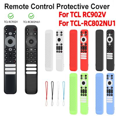 Silicone Protective Case for TCL RC902V Remote Control Smart TV Protective Cover Sleeve For TCL-RC802NU1 Full Package Protective