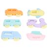 6 Pack Baby Teething Toys Set, Food-Grade ABS Material, Soft & Easy To Grasp, Gentle On Gums, Teething Relief for Infants