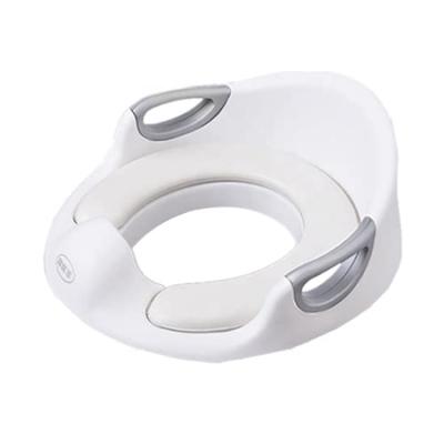 Assento de Vaso Sanitário Auxiliar Vaso de Treinamento para Vaso Sanitário Branco com Alça Prevenção Fácil de Salpicos Vaso Sanitário Infantil Infantil