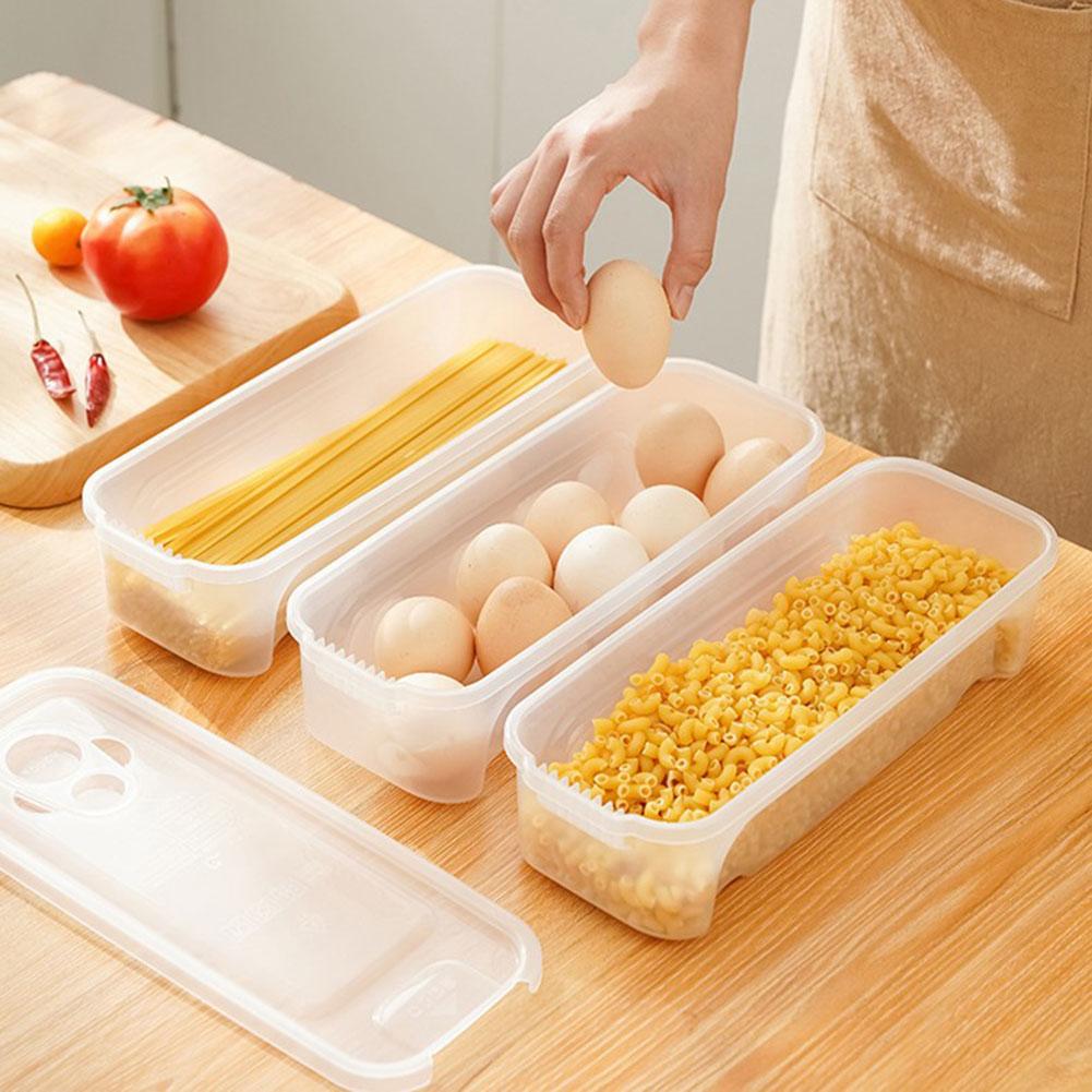 Cooking Box Easy Cleaning Microwaveable Pasta Cooking Box with Draining Holes Reliable Noodle Storage Solution