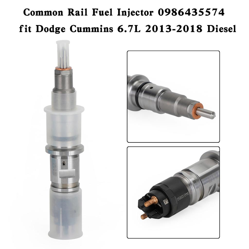 Common Rail Fuel Injector 0986435574 Fit Dodge Cummins 6.7L 2013-2018 Diesel