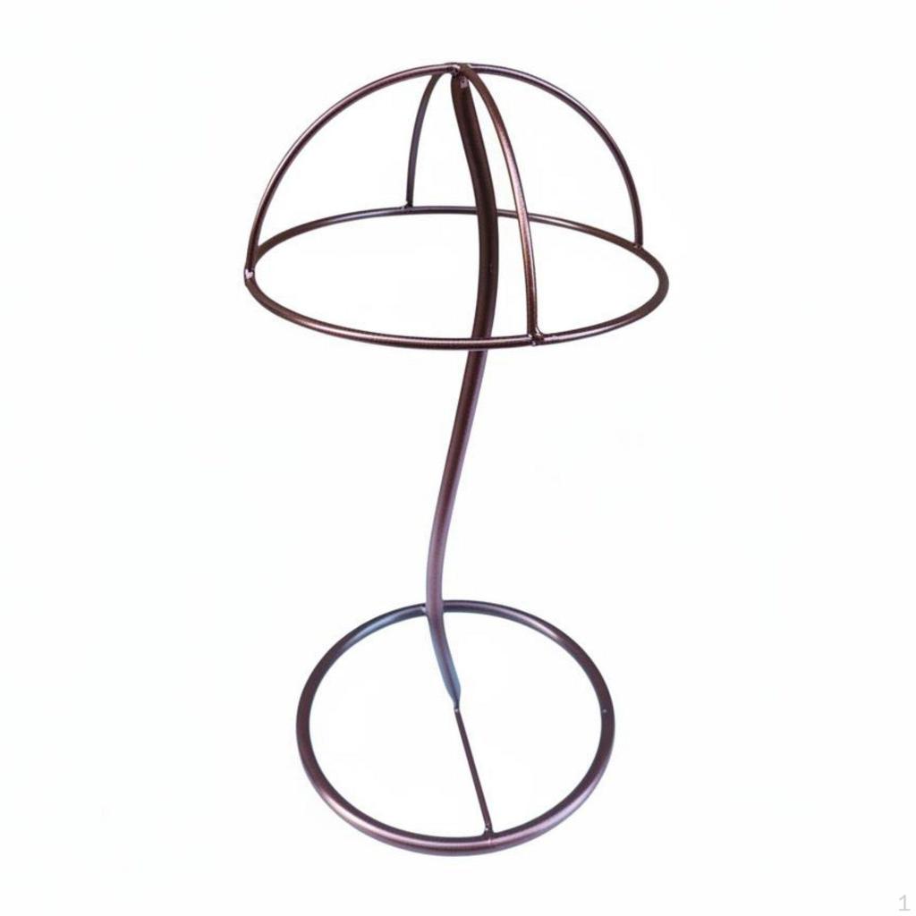 Metal Hat Display Stand Stable Base Freestanding Space-Saving