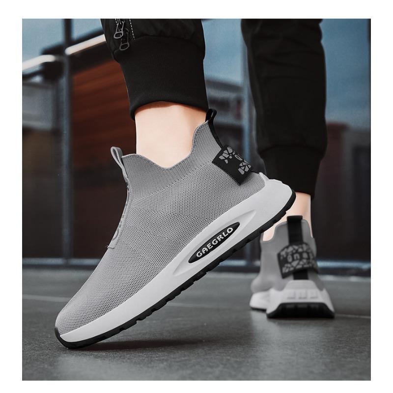 Men's New Casual Shoes Fly Woven Mesh Sports Running Breathable Comfortable Shoes