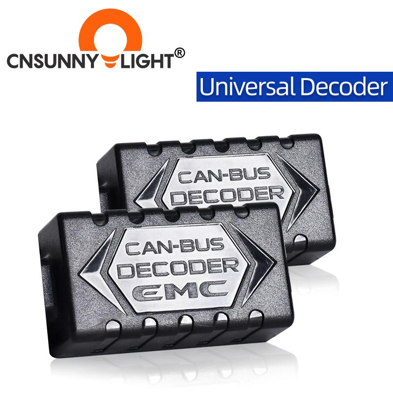 Universal Decoders For LED Bulb H4 H1/H3/H7 H8/H9/H11 9005/9006/9012 EMC Anti interference Canbus Error Small Size No flashing