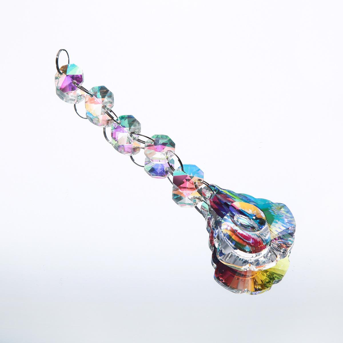

1PCs Suncatchers AB Color K9 Crystal Hanging Pendant Garden Decoration Rainbow Maker For Windows Door Sun Catcher 17cm/6.7inch
