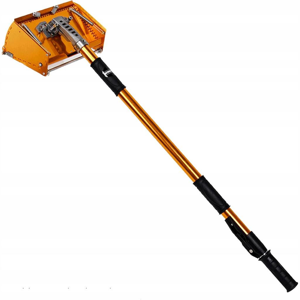 Plaster Box Proflex - Plasterboard Jointer | 3 Kg | 250 Mm | 5-Step Telescope 100-162 Cm | 6-Step Blade Adjustment | With Wheels And Adjustable Head