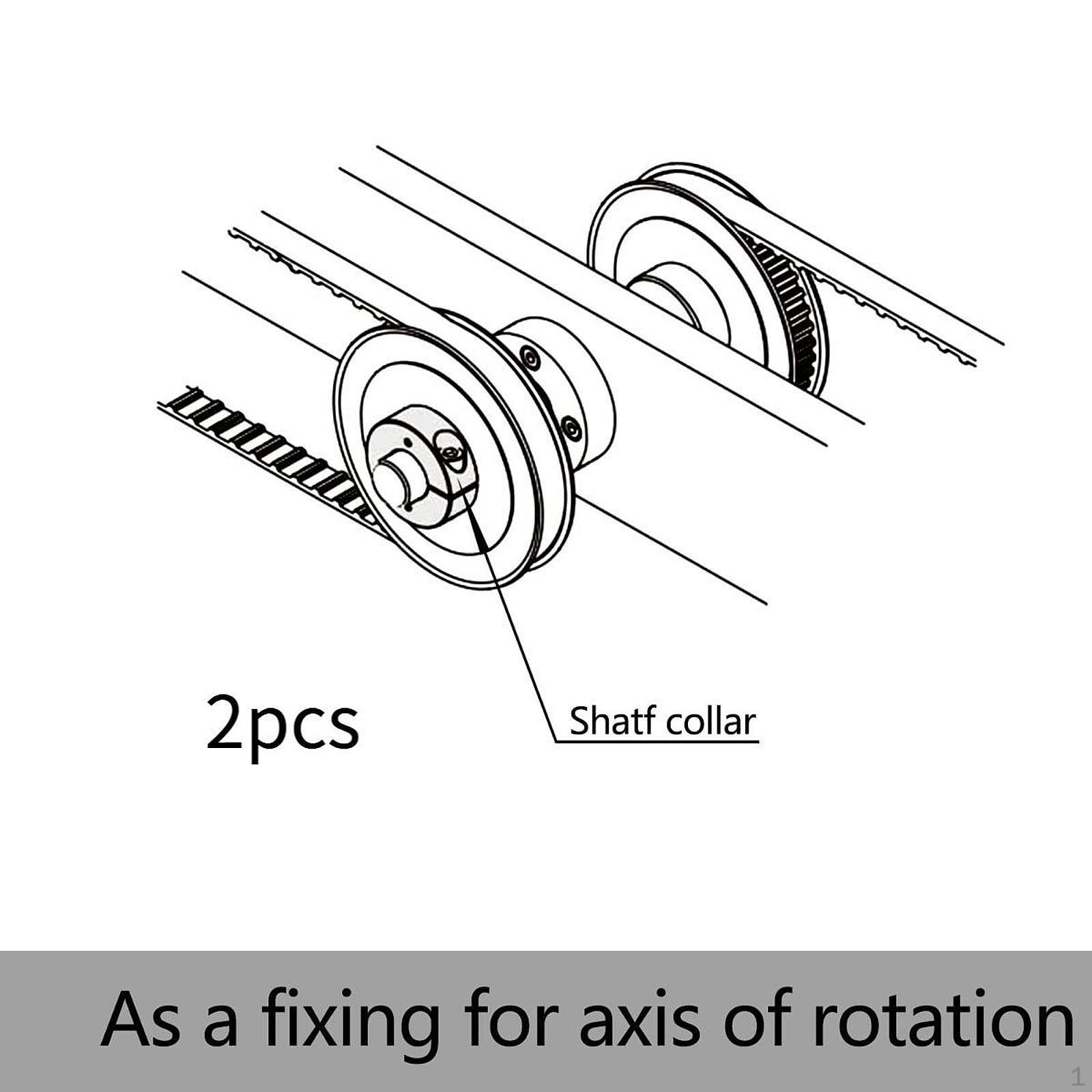 

2 шт. Оптические осевые воротники зажим на воротнике автомобильный вал разъемные фиксированные кольца Inner 17mm Outer35mm