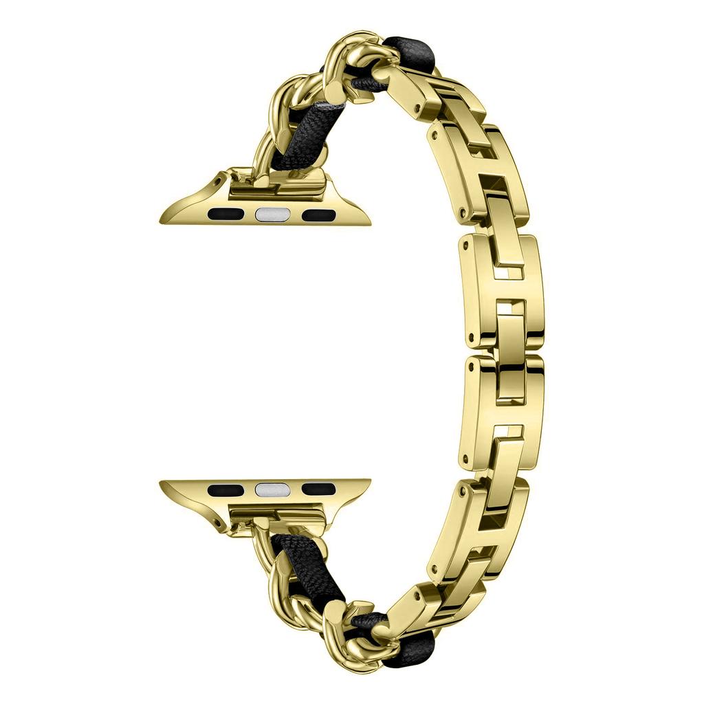 KALEBOL Single Row Beaded Strap for Apple Watch Series 11 10 42mm/9 8 7 41mm/SE3 SE2 SE 6 5 4 40mm/3 2 1 38mm Zinc Alloy Watchband