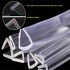 Transparent U-Channel Edge Trim Seal Strip