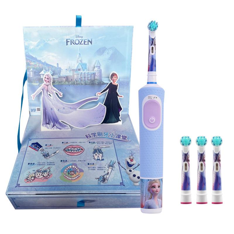Oral-B Kids Electric Toothbrush D100/D103K Gift Set, Sonic Soft Bristle Heads, for Toddlers Ages 2-12