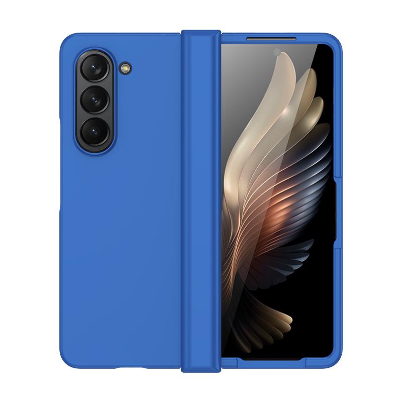 Für Samsung Z Fold 6 Faltbares Handyhülle Hautgefühl Frosted Vollschutz für Samsung Z Fold 4 5 Handyhülle