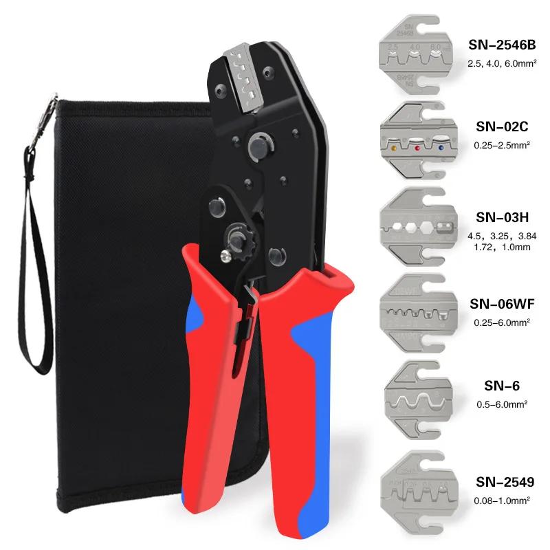 Multi Jaw Crimping Pliers Automotive Plug-in Crimping Pliers Electrical Tools 0.25-1.5mm ² SN-48B/58B