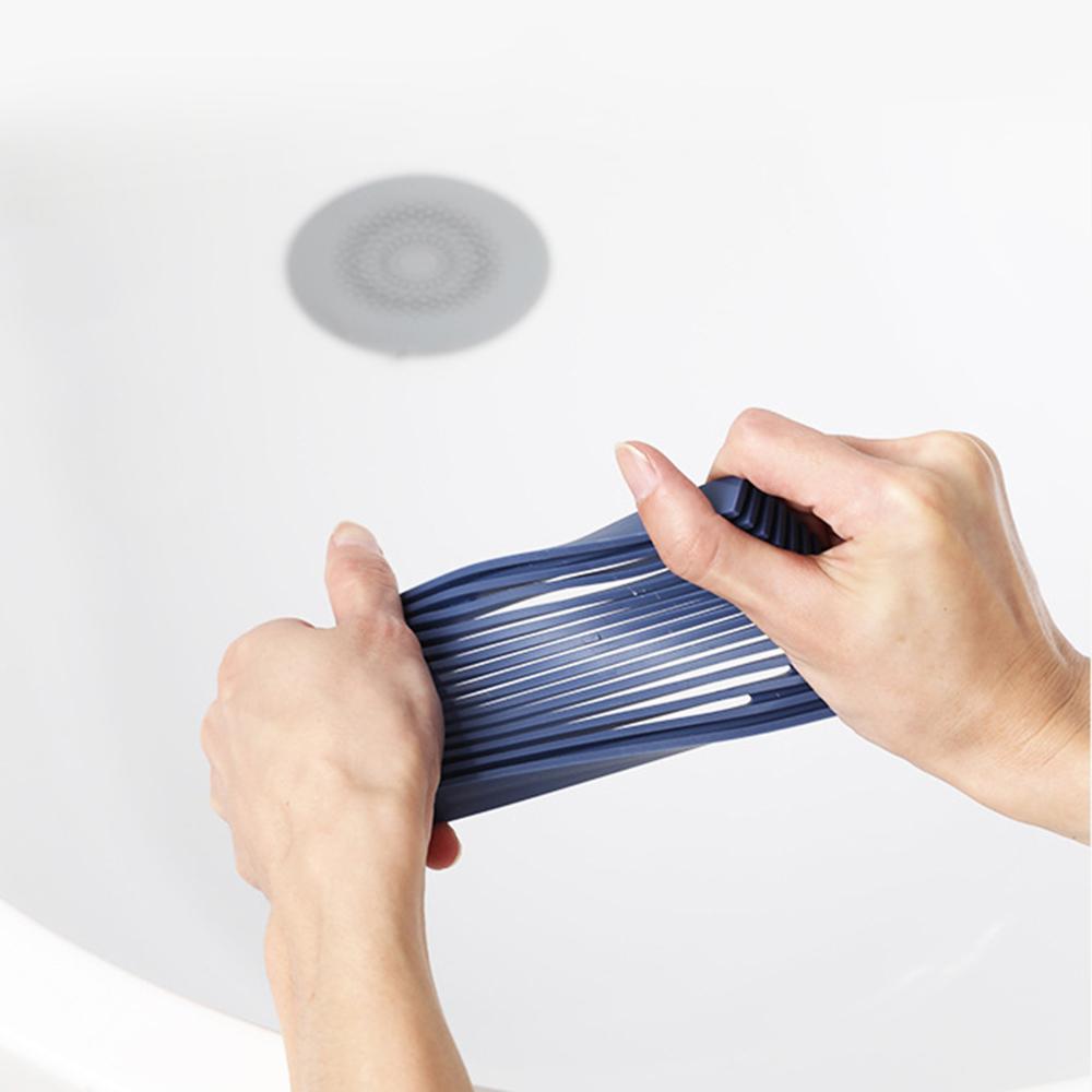 Easy Clean for Bathroom Soap Dish Silicone Soap Holder Self Draining Shower Double-Sided Design