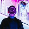 Halloween LED Mask Gesture Sensing Light Up Party Performance Prop
