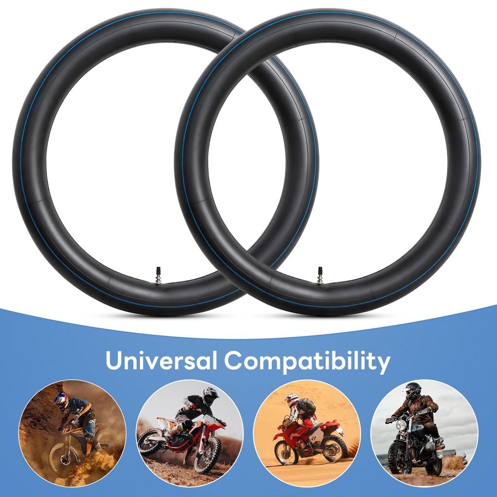 PaoWin Two Inner Thick with TR4 Motorcycle Suitable for and 2.75-21 Tubes, Wall, Heavy-Duty, Valve, 2.75/3.00-21 Tubes, 2.75-21 3.00-21