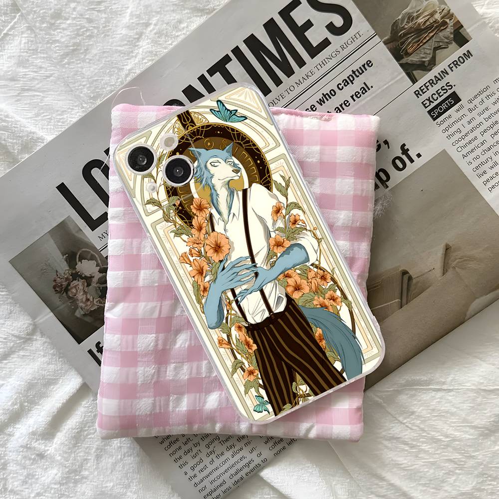 

Comics B-Beastars Cool Phone Case For iPhone 17 16 15 14 13 11 12 Pro Max 16 Plus Transparent iPhone 13