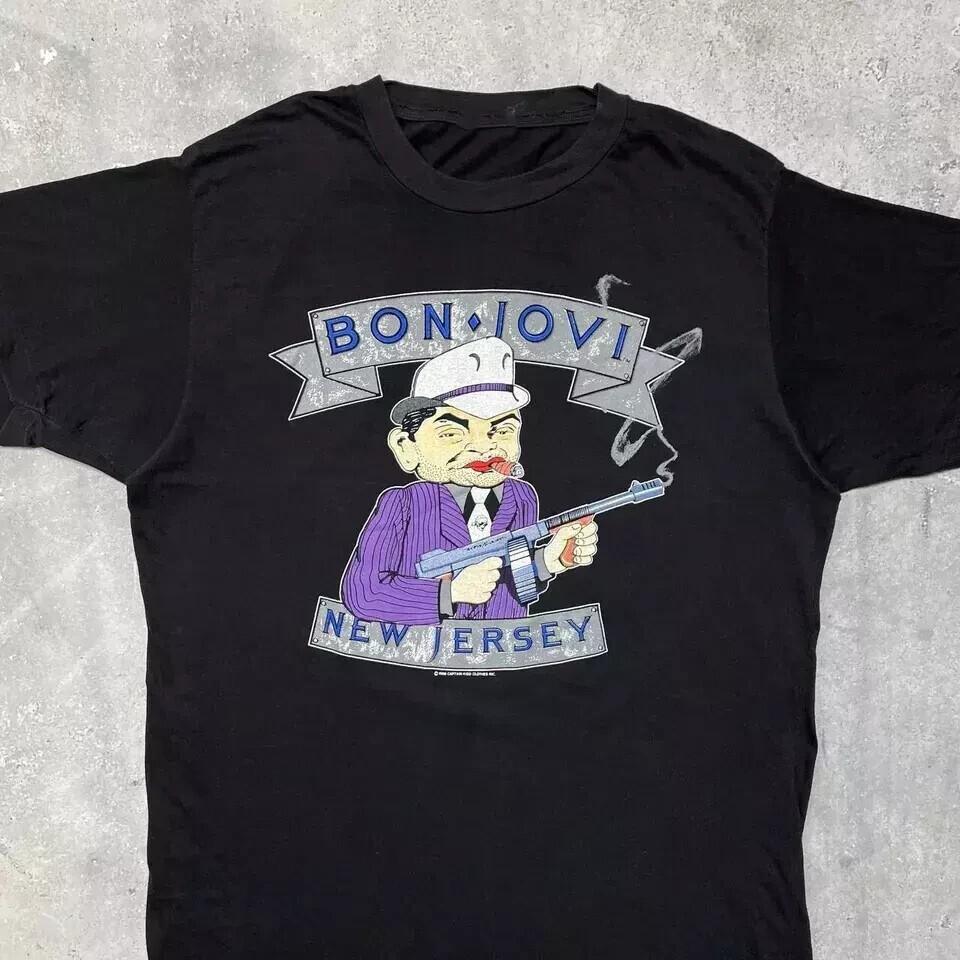 1988 Bon Jovi New Jersey The Brotherhood Tour Unisex T-Shirt S-5XL XXL