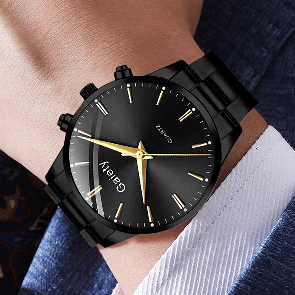 4PCS/Set Men Quartz Wrist Watches Alloy Minimalist Luxury Vintage Elegant Jewelry Y2K Party Dress Vacation Holiday Festival Gift
